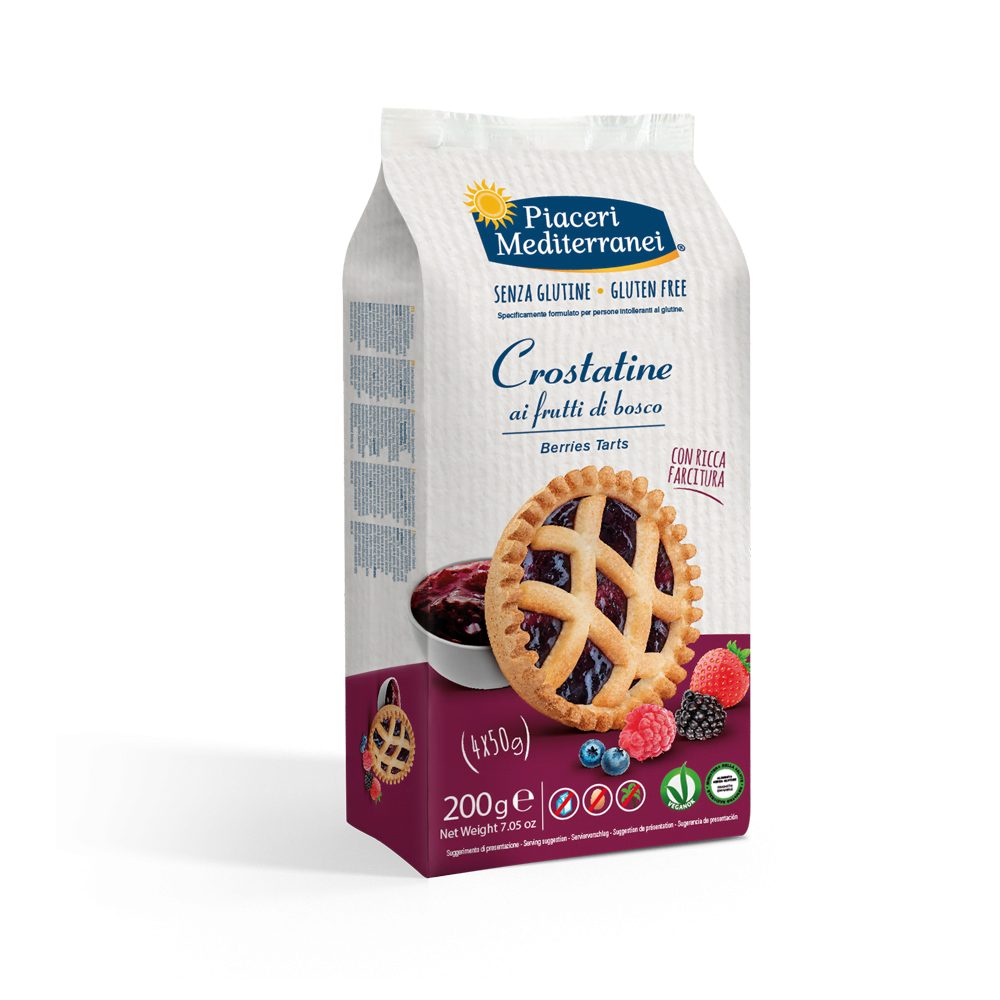 CROSTATINA FRUTTI BOSCO 200G (4X50g) VEGAN