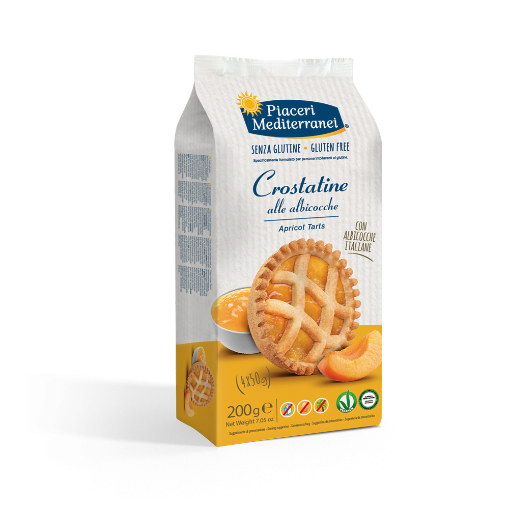 CROSTATINA ALBICOCCA 200G (4X50g) VEGAN