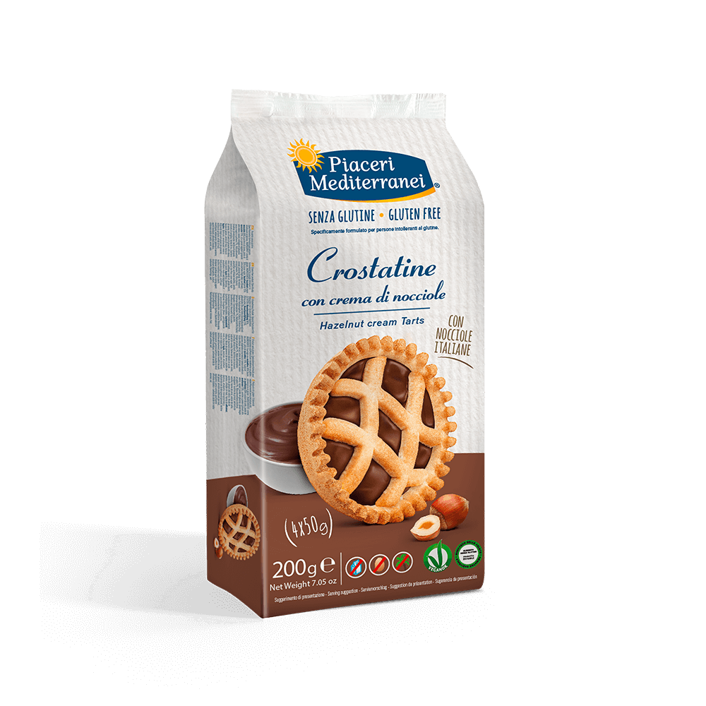 CROSTATINA NOCCIOLA 200G (4X50g) VEGAN