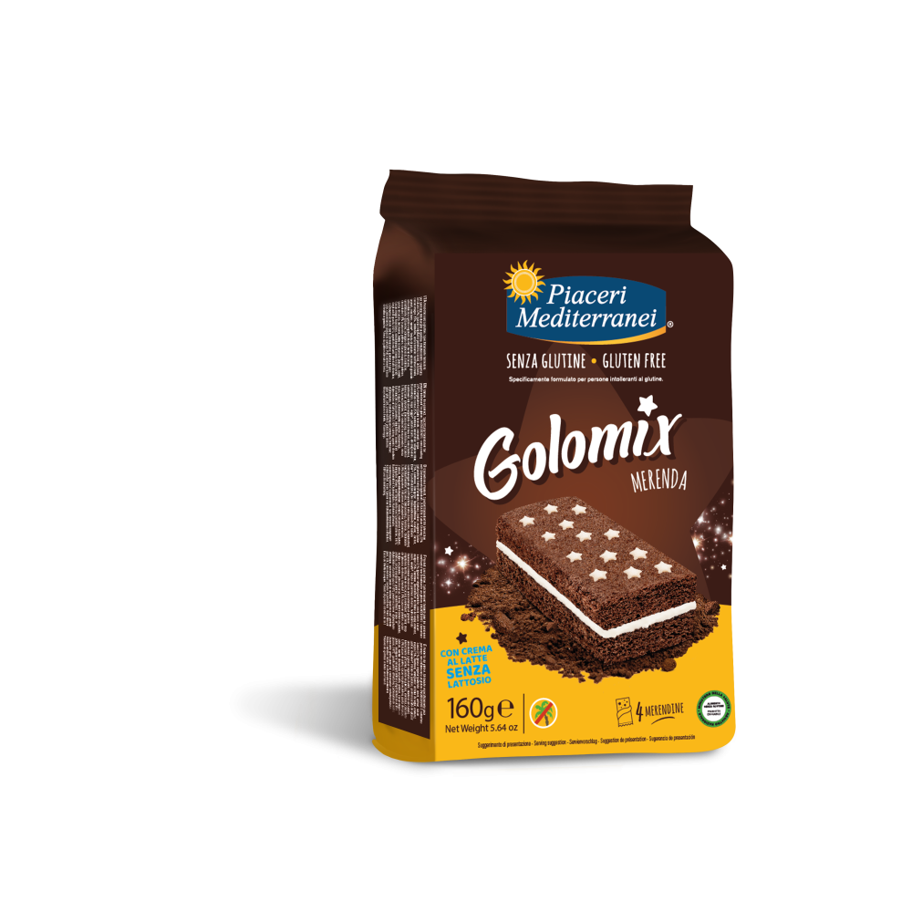 GOLOMIX MERENDA 160G (4X40g) SENZA LATTOSIO