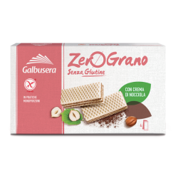 ZEROGRANO WAFER CON CREMA DI NOCCIOLA 180G SENZA LATTOSIO