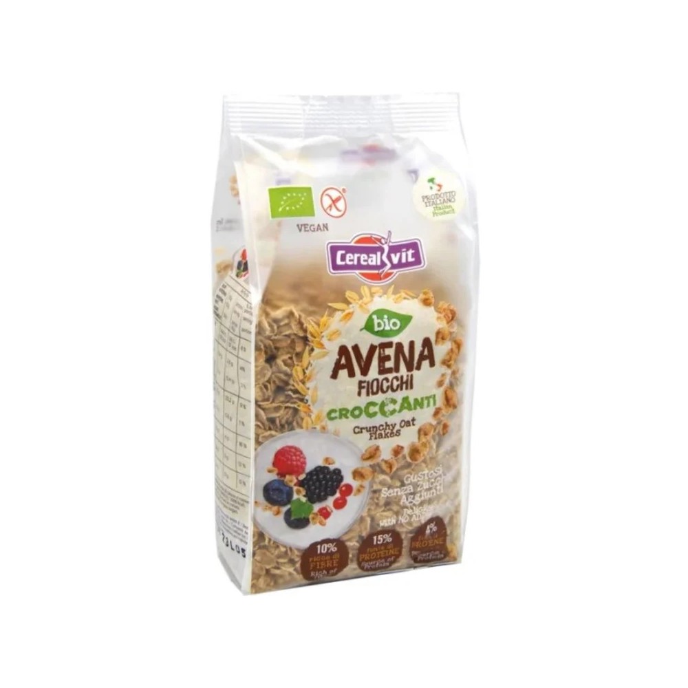 CEREALVIT FIOCCHI DI AVENA CRCCANTI BIOLOGICI SENZA GLUTINE 250 G