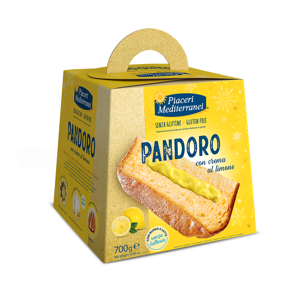 PANDORO CREMA AL LIMONE 700G senza lattosio