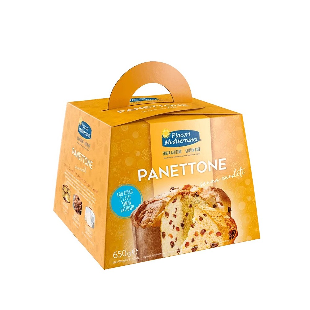 PANETTONE SENZA CANDITI 650G senza lattosio